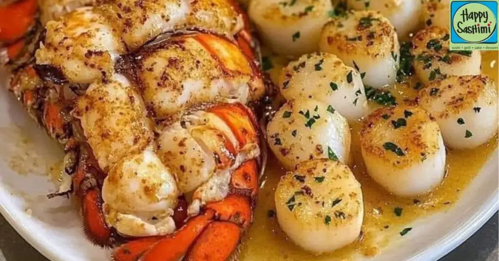 Cooking Lobster and Scallops