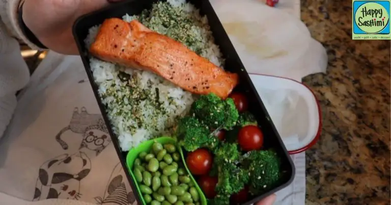 salmon bento