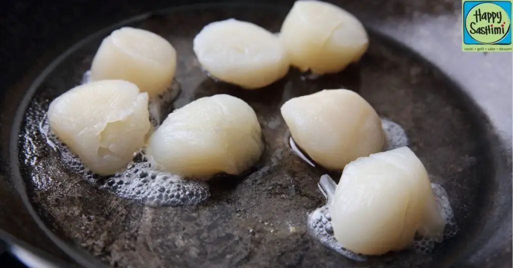 Frying the Scallops