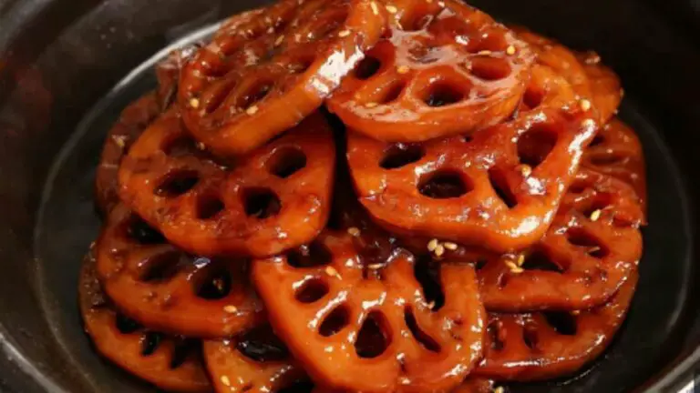 braised lotus root