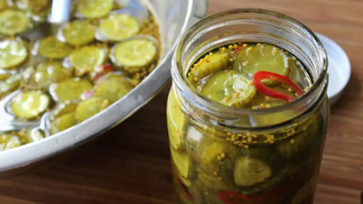 fermented bread and butter pickles