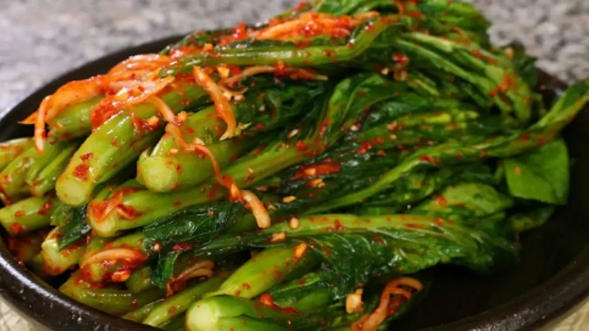 green kimchi