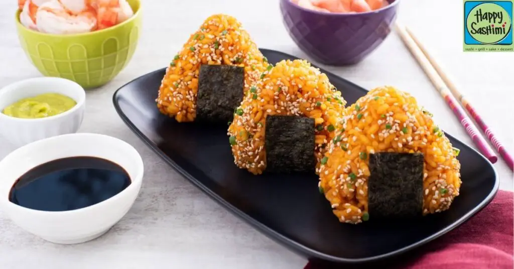 Assemble the Shrimp Mayo Onigiri