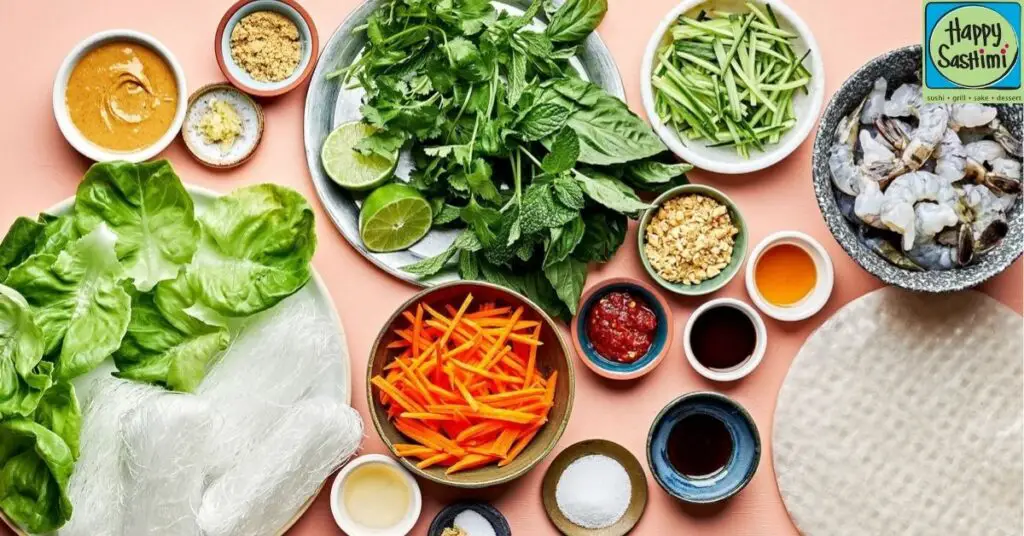 Spring Roll Ingredients