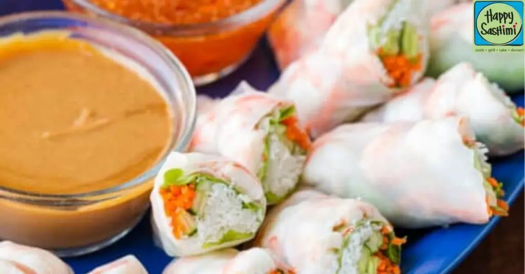 Variations and Substitutions for Spring Rolls and Peanut Sauce