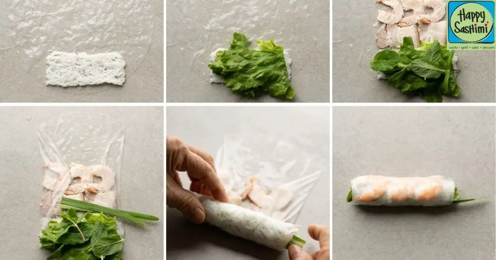 Wrapping Spring Rolls