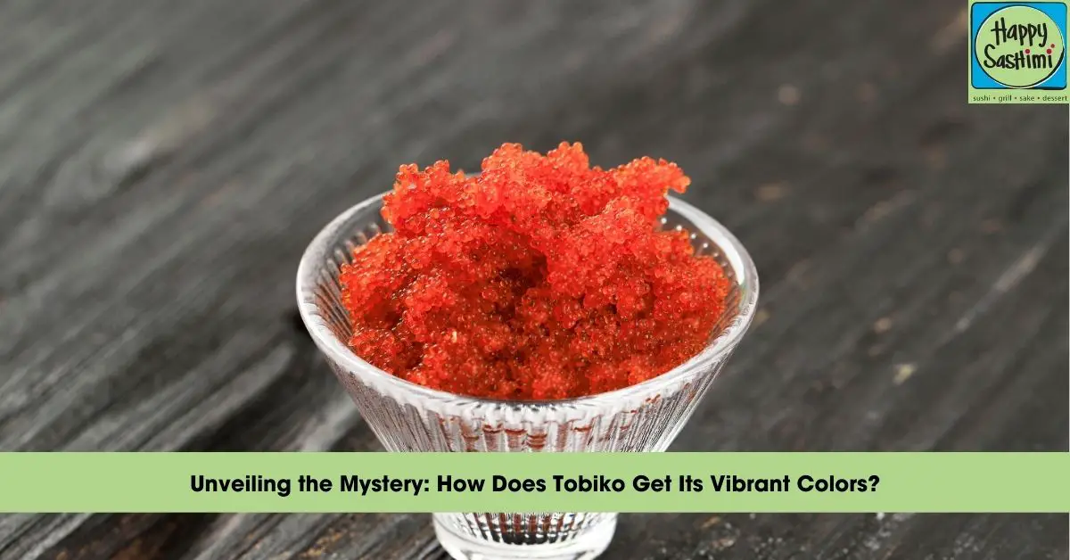 how does tobiko get its colors