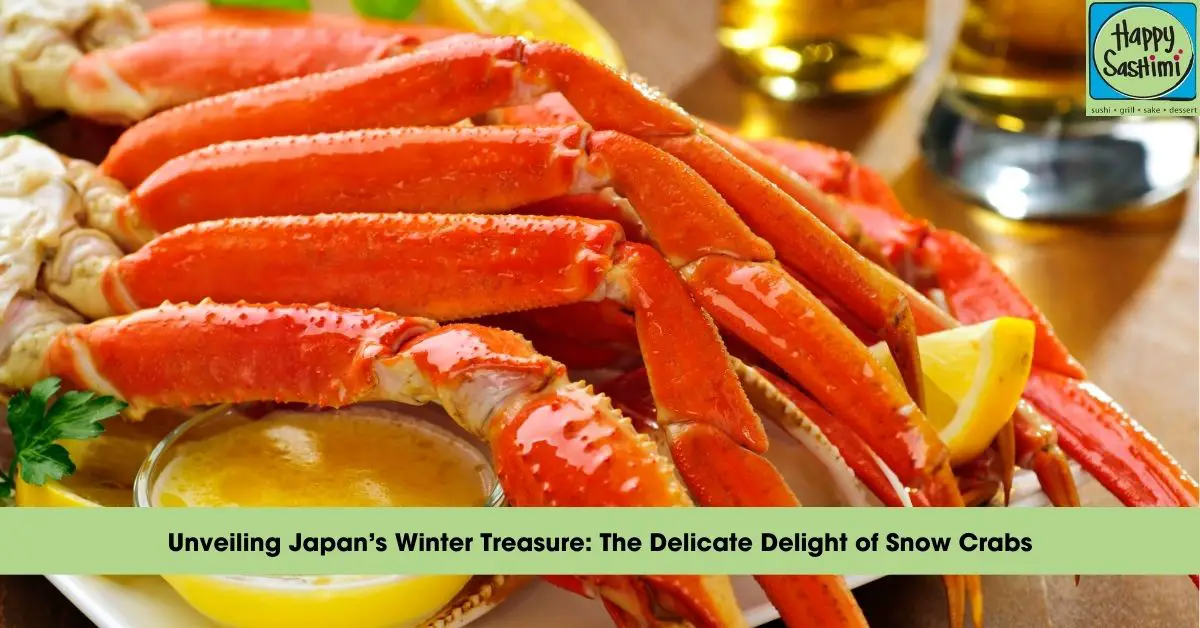 snow crabs japans winter delicacy