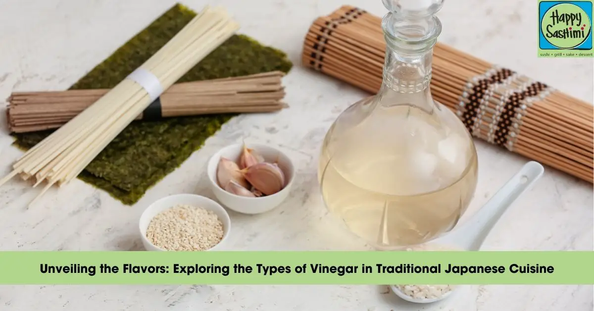 type of vinegar used in japanese food